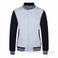 Maßgeschneiderte klassische Varsity-Baseballjacke mit Druckknopf